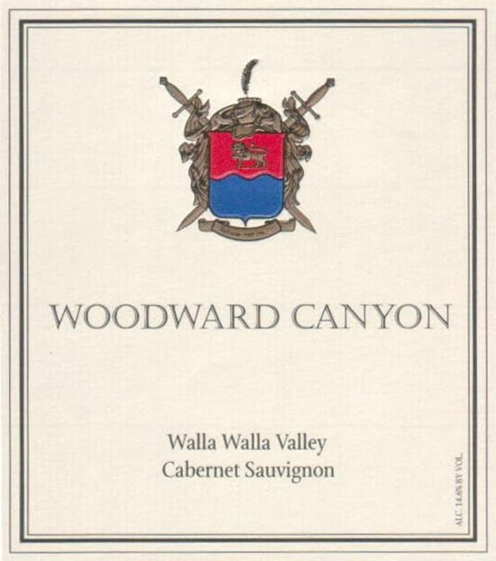 Woodward Canyon Walla Walla Valley Cabernet Sauvignon 2007 Front Label