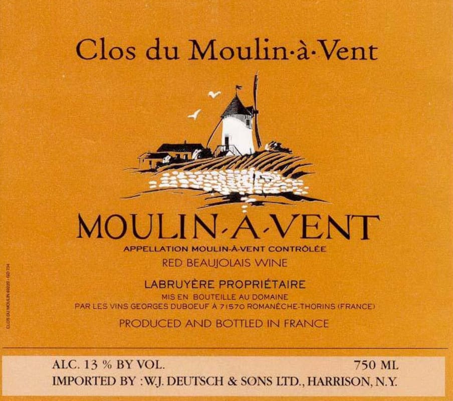 Duboeuf Moulin-a-Vent Clos du Moulin-a-Vent 2004 Front Label