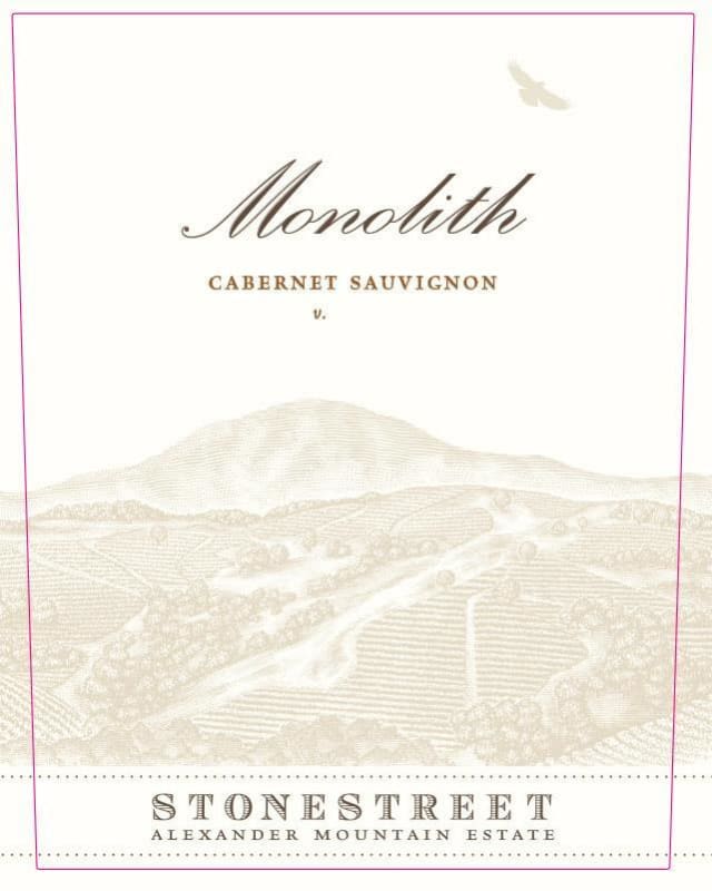 Stonestreet Alexander Mountain Estate Monolith Cabernet Sauvignon 2013 Front Label