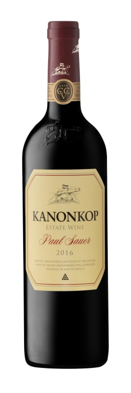 Kanonkop Paul Sauer Red Blend 2016 Front Bottle Shot