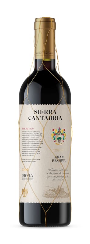 Sierra Cantabria Gran Reserva 2009 Front Bottle Shot
