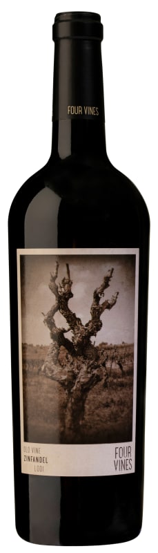 Four Vines Old Vine Zinfandel 2019 Front Bottle Shot