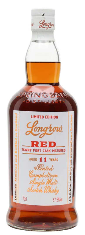 Longrow 11 Year Red Tawny Port Cask Single Malt Scotch Whisky (700ML) Front Bottle Shot