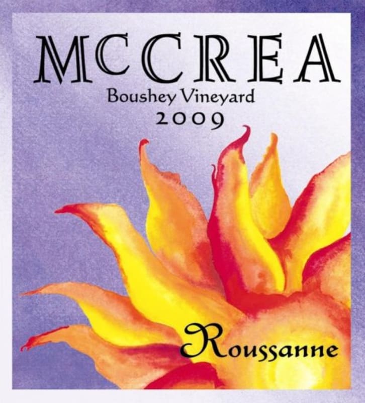 McCrea Roussanne 2009 Front Label