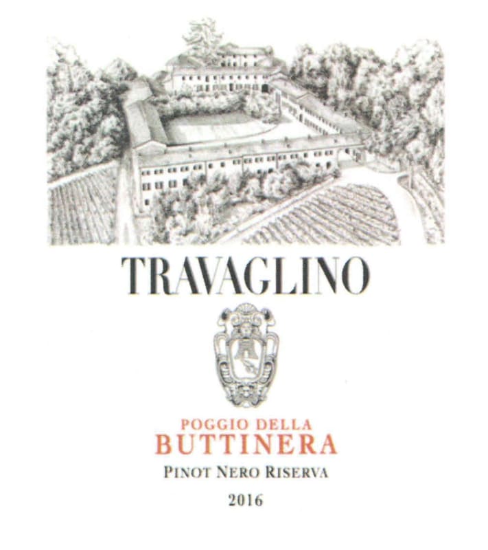 Azienda Agricola Travaglino Poggio della Buttinera Riserva Oltrepo Pavese 2016 Front Label