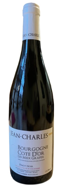 Domaine Jean-Charles Bourgogne Les Meix Grapin Rouge 2024 Front Bottle Shot