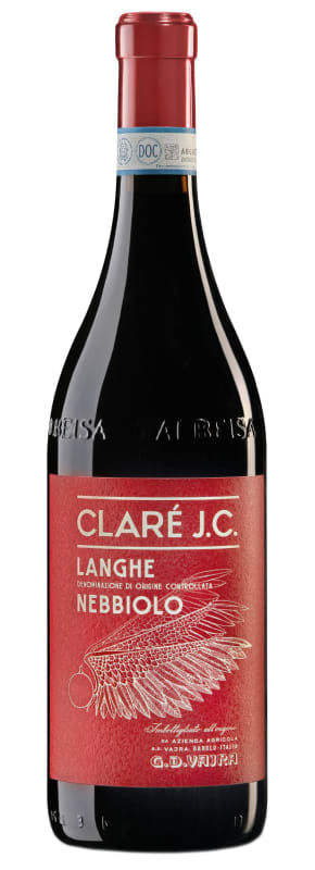 G.D. Vajra Clare J.C. Langhe Nebbiolo 2025 Front Bottle Shot