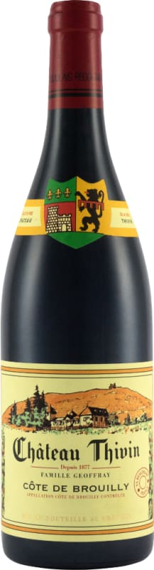 Chateau Thivin Cote de Brouilly 2024 Front Bottle Shot