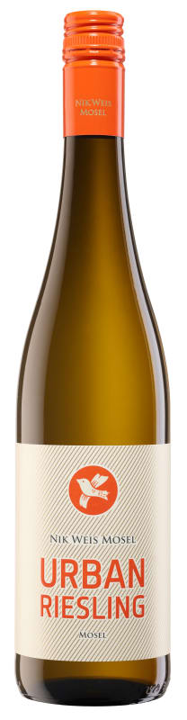 Nik Weis St. Urbans-Hof Nik Weis Mosel Urban Riesling 2022 Front Bottle Shot
