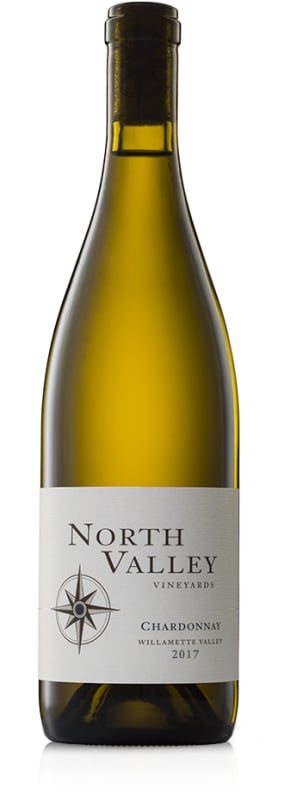 North Valley Vineyards Chardonnay 2017 Front Bottle Shot