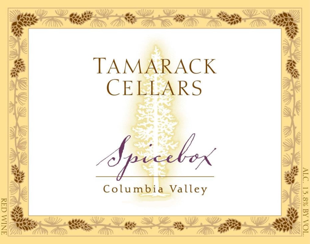 Tamarack Cellars Spicebox 2014 Front Label