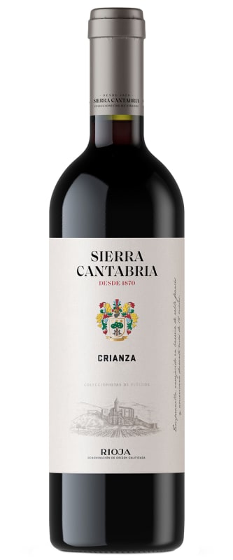 Sierra Cantabria Crianza 2018 Front Bottle Shot