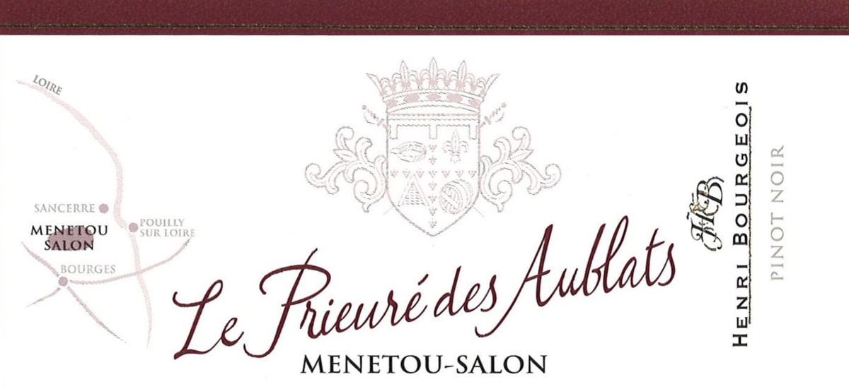 Henri Bourgeois Menetou-Salon Le Prieure des Aublats Pinot Noir 2012 Front Label