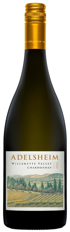Adelsheim Willamette Valley Chardonnay 2021 Front Bottle Shot