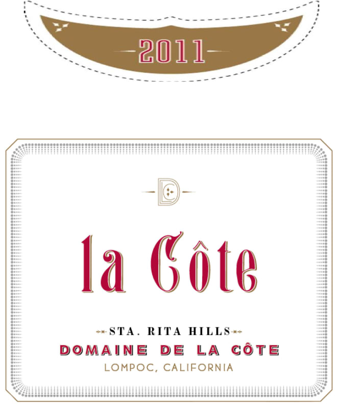 Domaine de la Cote Pinot Noir 2011 Front Label