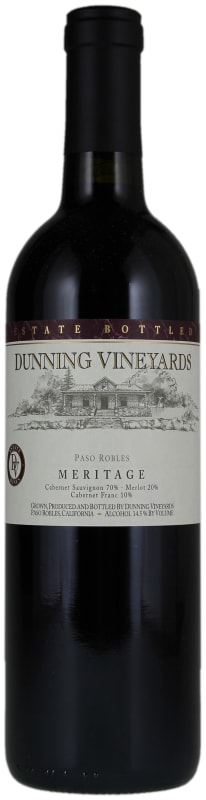 Dunning Meritage Red 2014 Front Bottle Shot