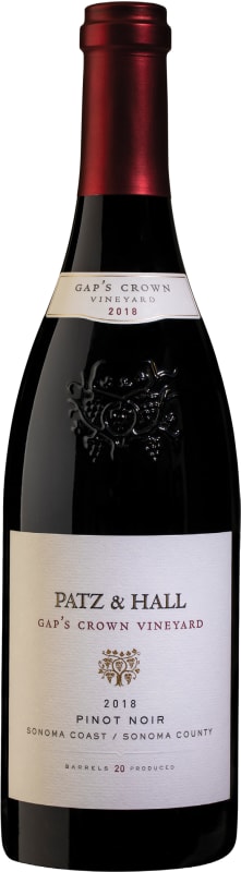 Patz & Hall Gap's Crown Vineyard Pinot Noir 2018 Front Bottle Shot