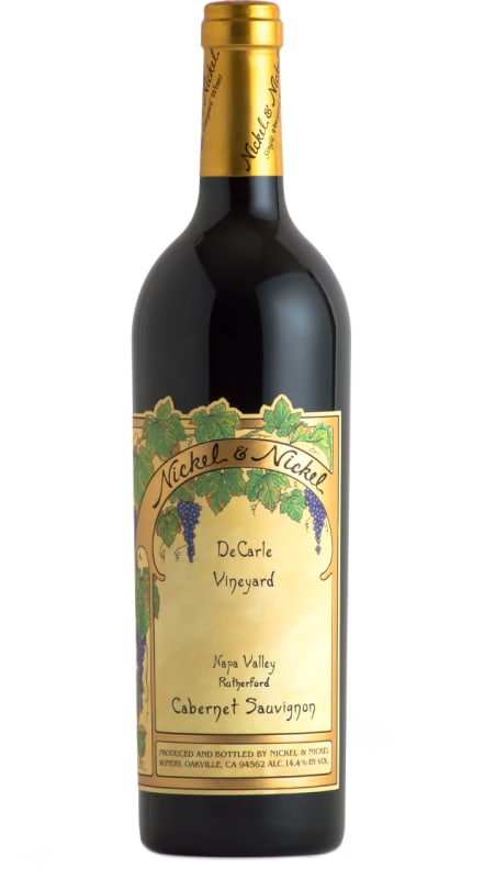 Nickel & Nickel DeCarle Cabernet Sauvignon 2022 Front Bottle Shot