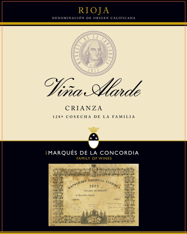 Marques de la Concordia Rioja Crianza 2016 Front Label
