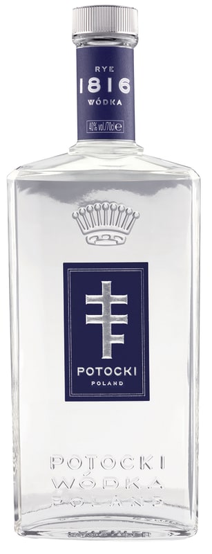 Potocki Vodka Front Bottle Shot