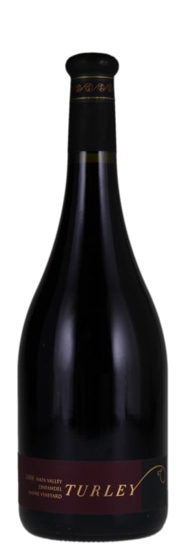 Turley Hayne Vineyard Zinfandel 2008 Front Bottle Shot