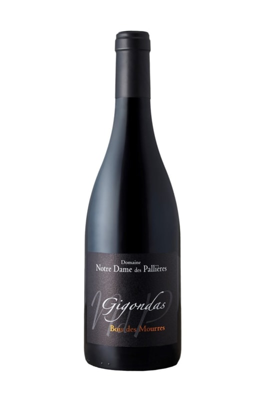 Notre Dame des Pallieres Gigondas Bois des Mourres 2018 Front Bottle Shot