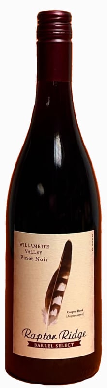 Raptor Ridge Barrel Select Pinot Noir 2020 Front Bottle Shot