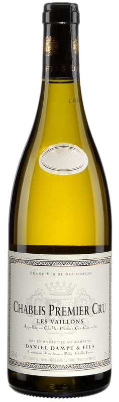 Daniel Dampt Chablis Les Vaillons Premier Cru 2019 Front Bottle Shot