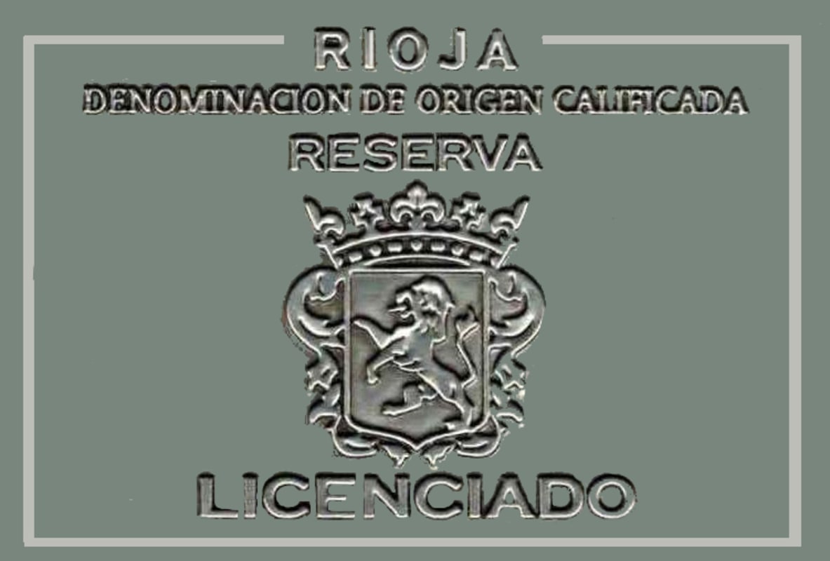 Licenciado Rioja Reserva Tempranillo 2009 Front Label