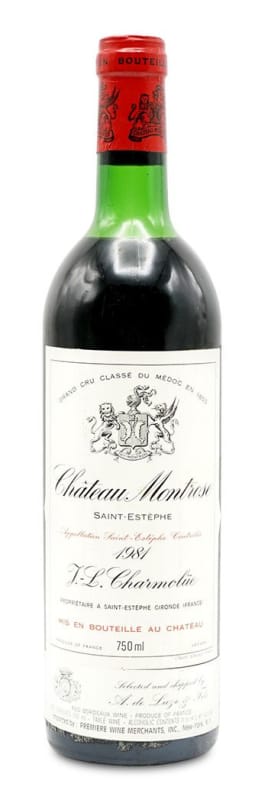 Chateau Montrose 1981 Front Bottle Shot