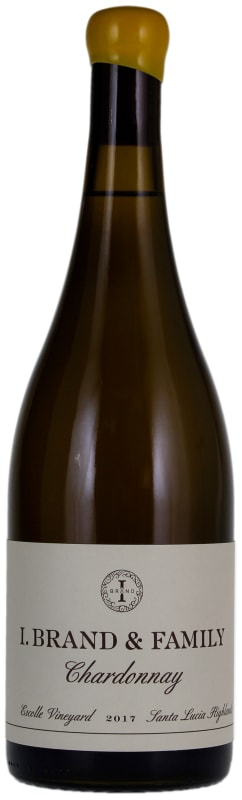 I. Brand & Family Wines Escolle Vineyard Chardonnay 2017 Front Bottle Shot