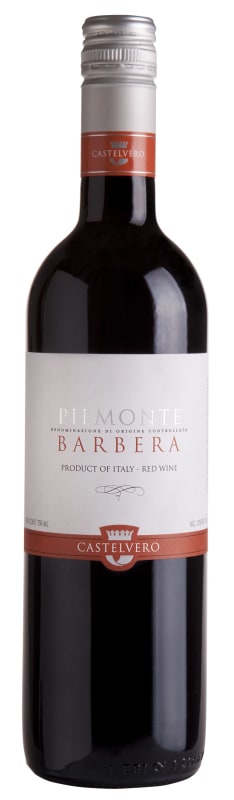 Castelvero Barbera 2020 Front Bottle Shot