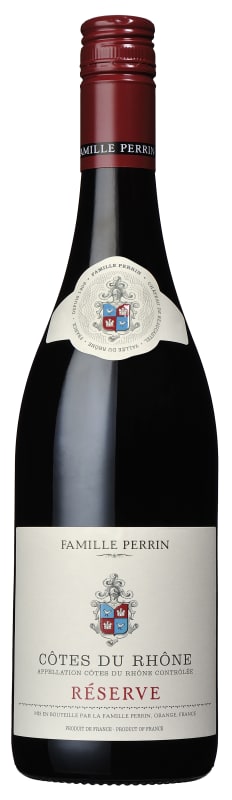 Famille Perrin Reserve Cotes du Rhone Rouge 2015 Front Bottle Shot