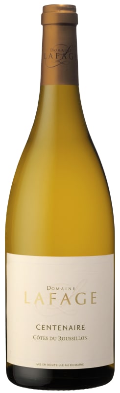 Domaine Lafage Cuvee Centenaire Blanc 2018 Front Bottle Shot