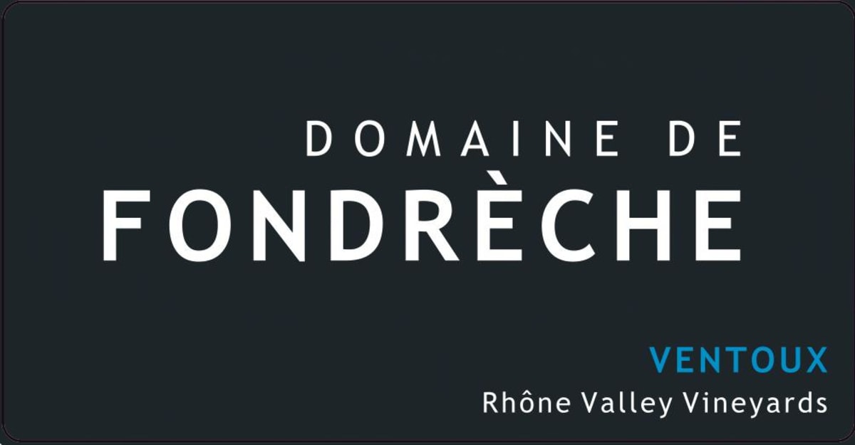 Domaine de Fondreche Ventoux Rouge 2018 Front Label