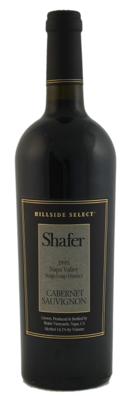 Shafer Hillside Select Cabernet Sauvignon 1995 Front Bottle Shot