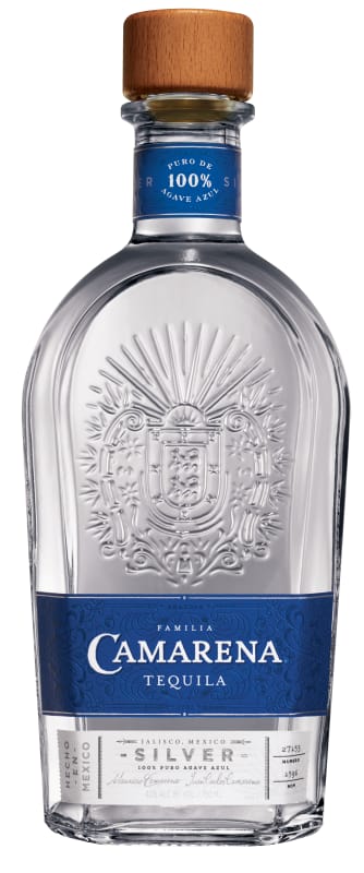 Familia Camarena Silver Tequila Front Bottle Shot