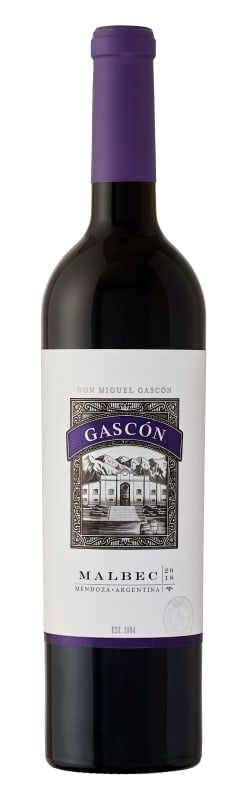 Don Miguel Gascon Malbec 2018 Front Bottle Shot
