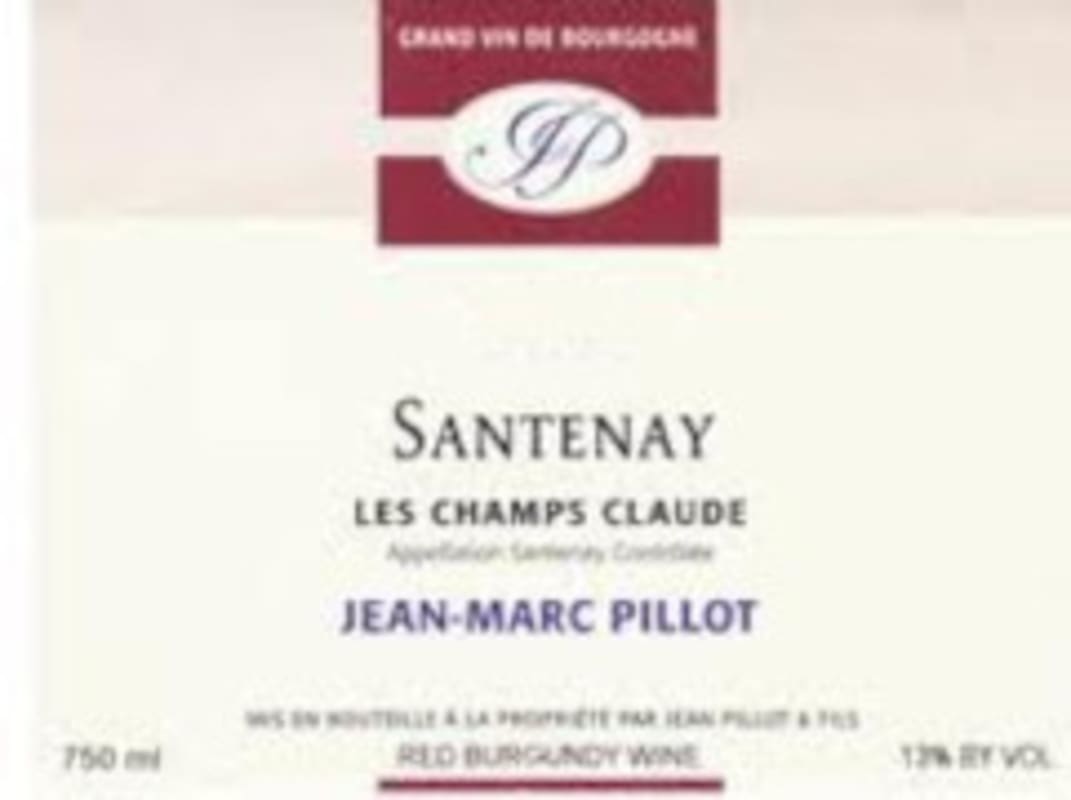Domaine Jean-Marc Pillot Santenay Les Champs Claude 2016 Front Label