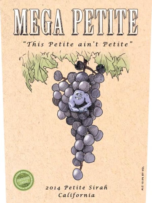 Mega Petite Mega Petite 2014 Front Label