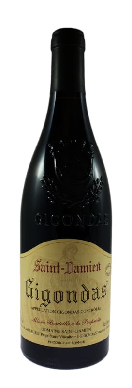 Domaine Saint-Damien Gigondas Vieilles Vignes 2017 Front Bottle Shot