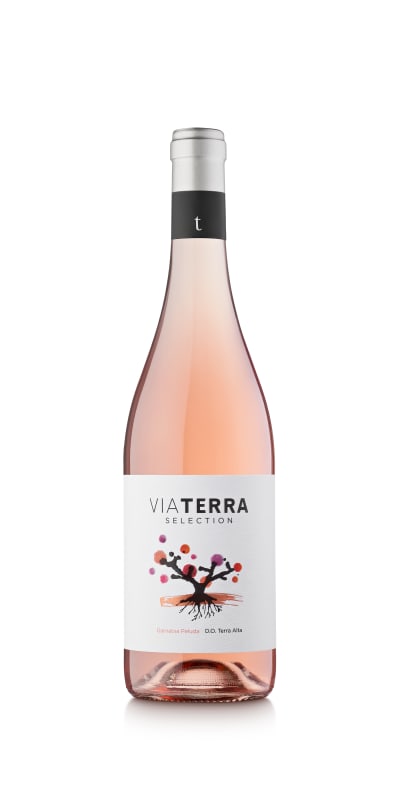 Bodegas Edetaria Via Terra Rosat 2019 Front Bottle Shot