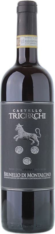Castello Tricerchi Brunello di Montalcino 2015 Front Bottle Shot