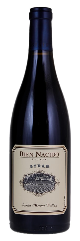 Bien Nacido Estate Bien Nacido Vineyard Syrah 2018 Front Bottle Shot