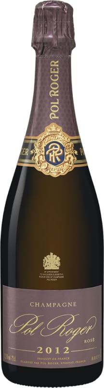 Pol Roger Brut Rose 2012 Front Bottle Shot