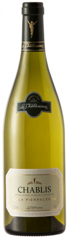 La Chablisienne Chablis La Pierrelee 2014 Front Bottle Shot