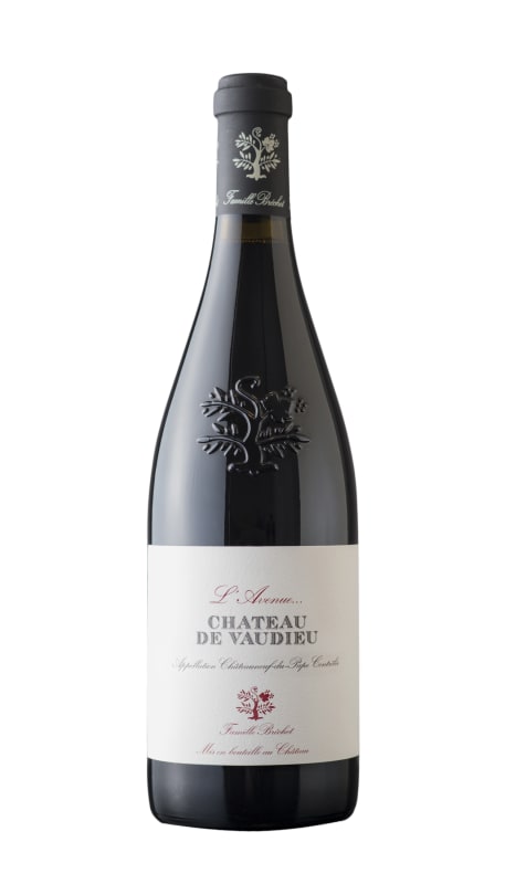 Chateau de Vaudieu Chateauneuf-du-Pape L'Avenue 2017 Front Bottle Shot