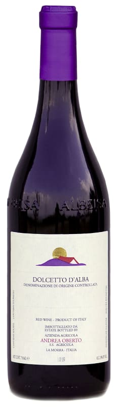 Andrea Oberto Dolcetto d'Alba 2021 Front Bottle Shot