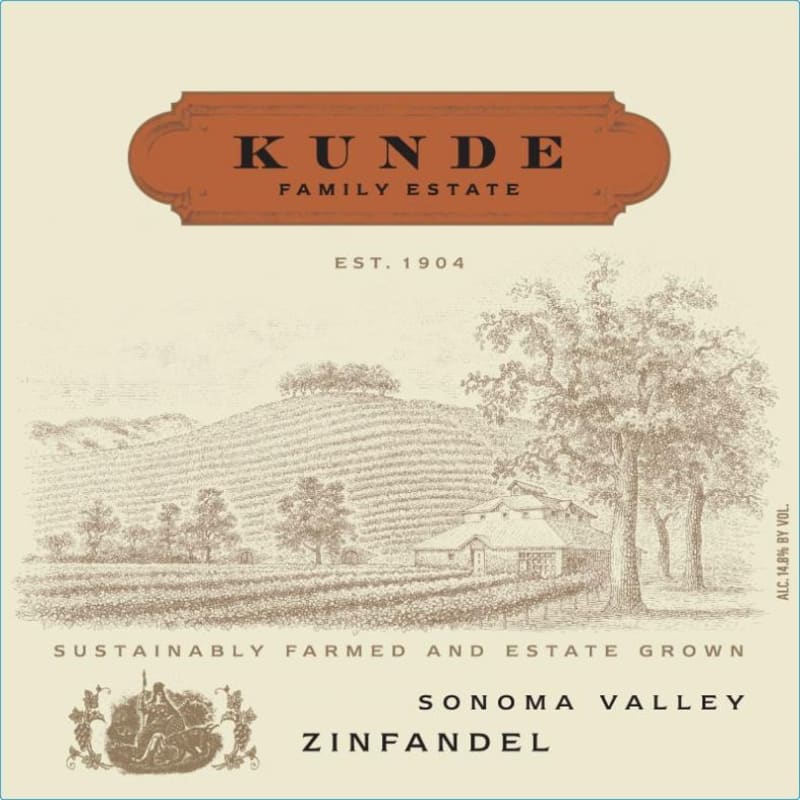 Kunde Zinfandel 2010 Front Label