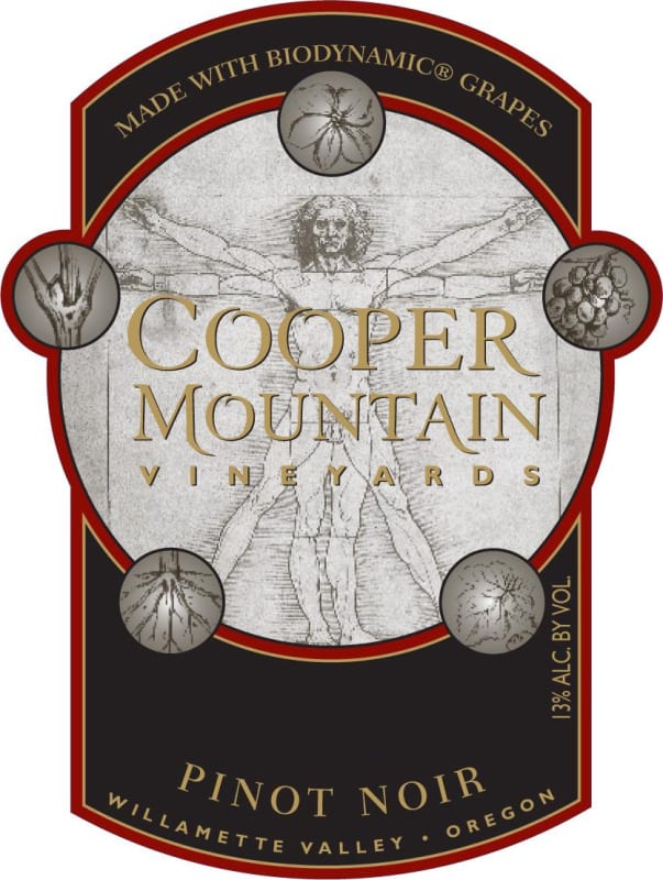 Cooper Mountain Pinot Noir 2014 Front Label